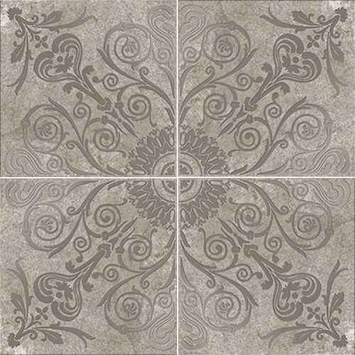 Панно Cerdomus Dynasty Rosone Lux Grey 80*80