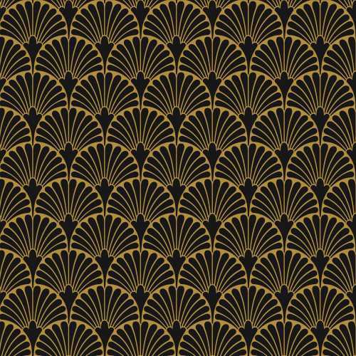 Керамогранит Aparici Art-Deco Black Manhattan Natural R10 29.75x29.75