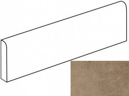 Плинтус Grasaro G-1105/CR/p01 Beton Greige 7.6x60