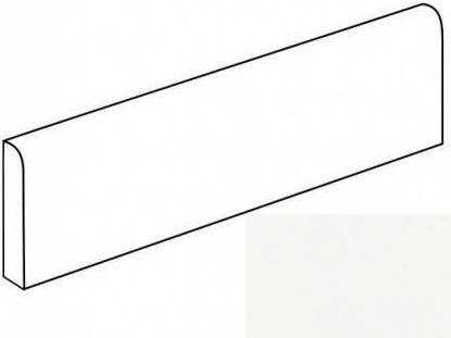 Плинтус Grasaro G-1104/MR/p01 Beton White 7.6x60