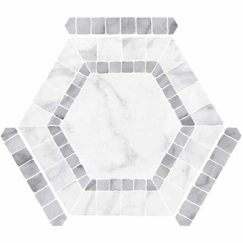 Керамогранит Monopole Ibiza White 22x25