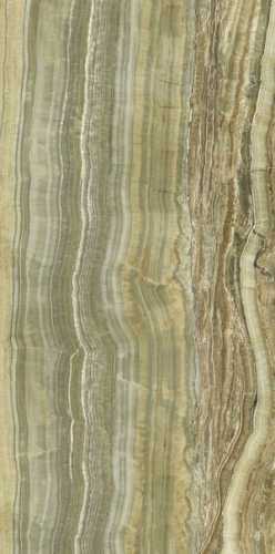 Керамогранит Ariostea UO6SK300558 Green Onyx Vein Cut Levigato Silk 150x300
