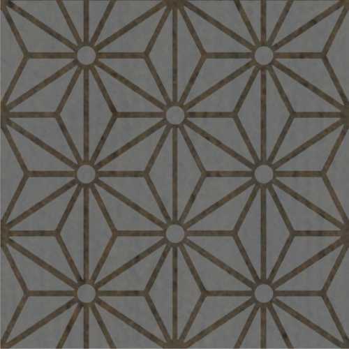 Декоративная вставка Grasaro G-142/t02 Tako Dark Brown 7*7