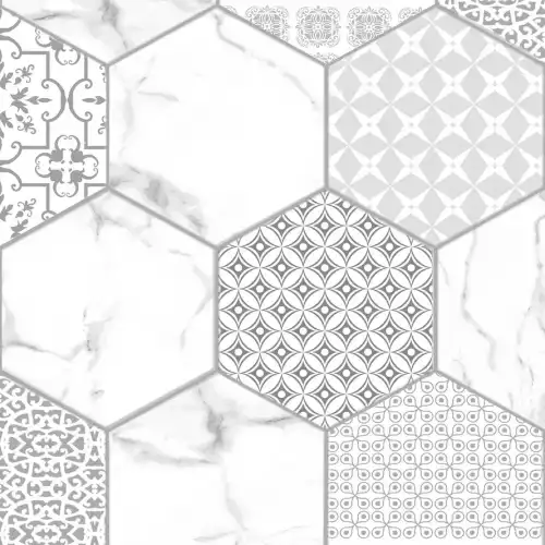 Керамогранит Eurotile HS 0008 HEXAGON STATUARIO 60x60