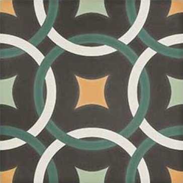 Керамогранит DNA Tiles SYNC CHAIN GREEN 15x15