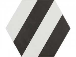 Керамогранит Bestile Meraki Stripe Negro Mate 19.8x22.8