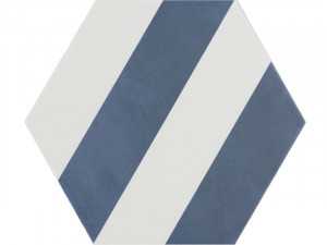 Керамогранит Bestile Meraki Stripe Azul Mate 19.8x22.8
