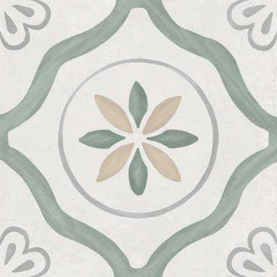 Керамогранит Harmony 3386036157 Sirocco Green Petals 9mm R10 22.3x22.3