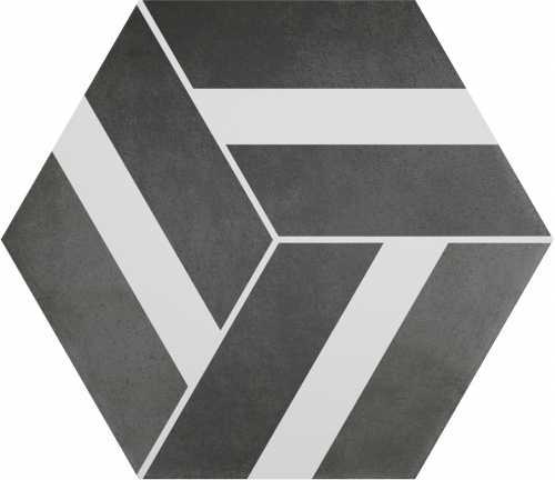 Керамогранит Durstone SIX Cementine Bari Black 23x27