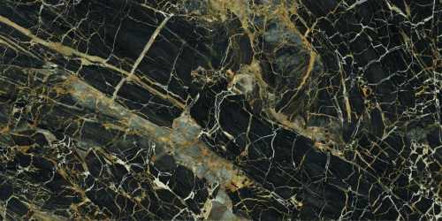 Керамогранит Qua Granite QUA0013 Black Golden Full Lap 60x120