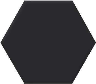 Керамогранит Oset Versalles HEX Black 20x24