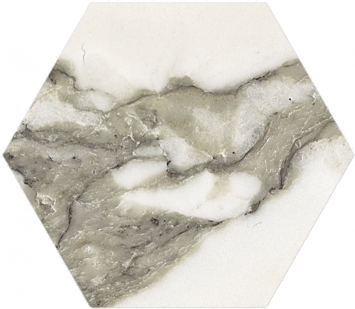 Керамогранит Oset Calacatta Majestic Hex 20*24