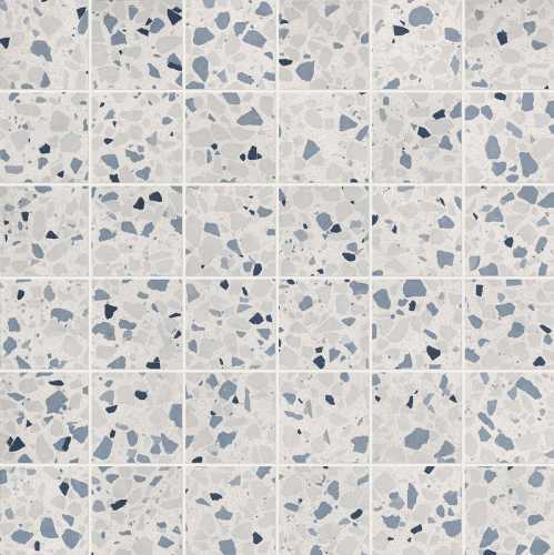 Мозаика FAP Ceramiche fRT9 Glim Gemme Azzurro Macromosaico Matt 30x30
