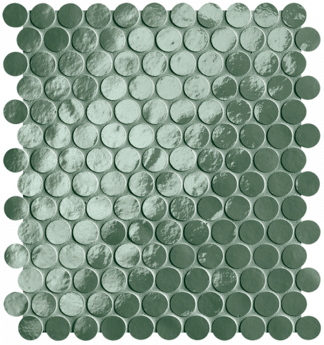 Мозаика FAP Ceramiche fROO Glim Salvia Round Mosaico Brillante 29