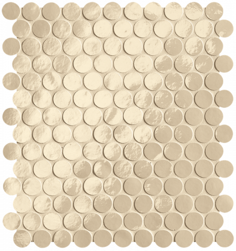 Мозаика FAP Ceramiche fROG Glim Beige Round Mosaico Brillante 29
