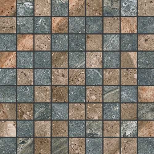 Мозаика Kerranova K-105(108)/LR/m01 Genesis Brown/Dark Grey 30х30