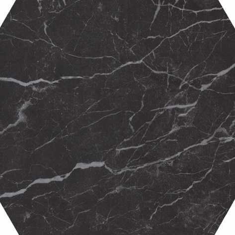 Керамогранит Casalgrande Padana СР MARMOKER NERO CRETA LUCIDO ottagono (нарезка) 59*59