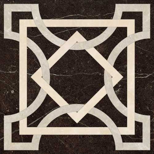 Керамогранит Marmocer 33 Classic Magic Tile Brandenburg Black 60x60