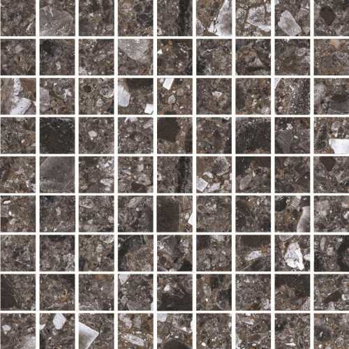 Мозаика Kerranova K-333/MR/m01 Terrazzo Dark Grey 30x30