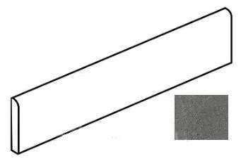 Плинтус Kerranova K-2203/MR/p01 Skala Dark Grey 76х600x9