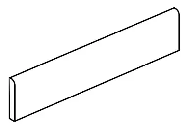 Плинтус Kerranova K-2201/LR/p01 Skala White 76х600x10