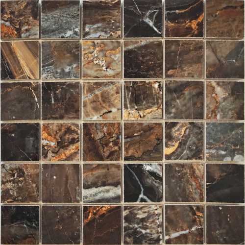 Мозаика Neodom N20414 Mosaico Lawa Nero Polished 5x5 30x30