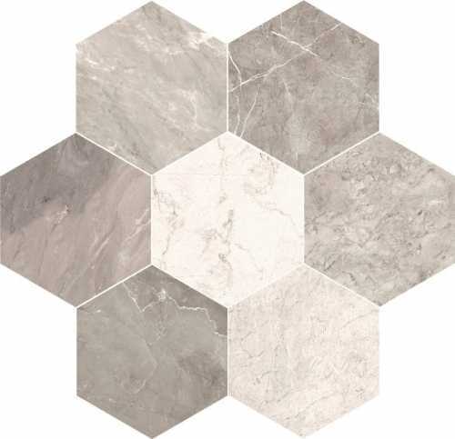 Керамогранит Unica Grigio Light esagono 35*40