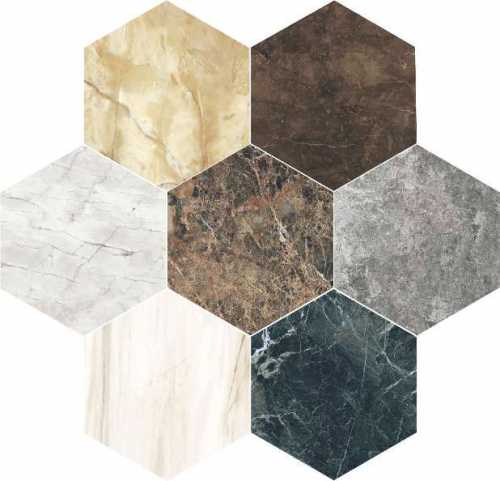 Керамогранит Unica Color esagono 35*40
