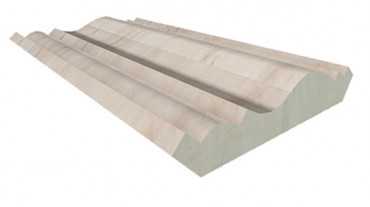 Бордюр Marmocer PJG-YXXT027-AEBS 27 Molding Diana White 120x17