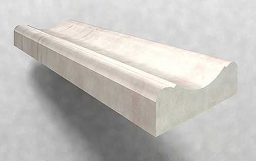 Бордюр Marmocer PJG-YXXT001-AEBS 01 Molding Diana White 120x10