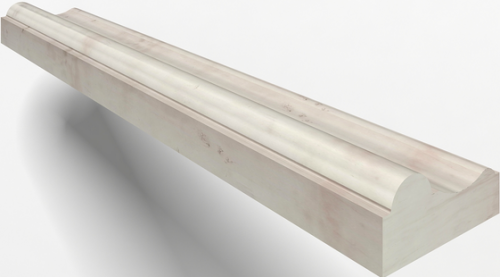 Бордюр Marmocer PJG-YXXT036-AEBS 36 Molding Diana White 120x5