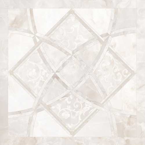 Декор Versace 262530 Fondo Intarsio Onice Bianco 78x78