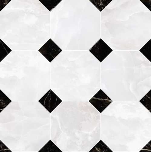 Декор Versace 262610 MOSAICO OTTAGONO Onice Bianco 39x39