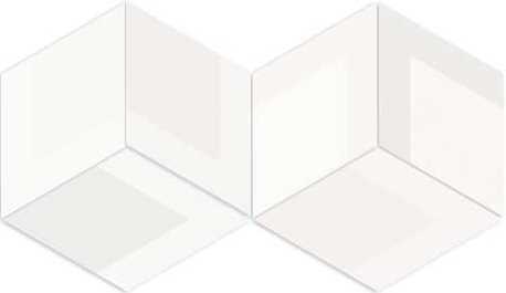 Декор Wow Flow Diamond Decor White 14x24