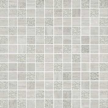 Декор Brennero Mosaico Lux Mix Quadretti Grigio 30x30