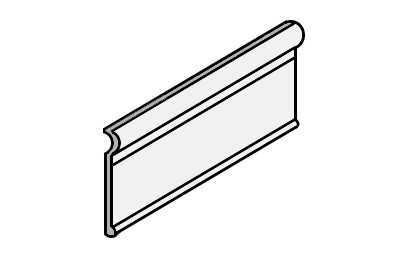 Плинтус Caesar Anima Dark Emperador Zoccolo 15*30