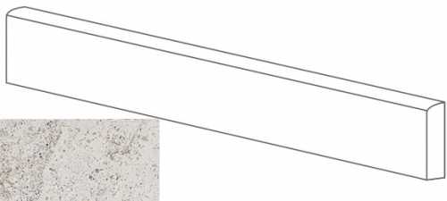 Плинтус Gardenia Orchidea ML76001 BATTISCOPA MOLATO BIANCO 8x80