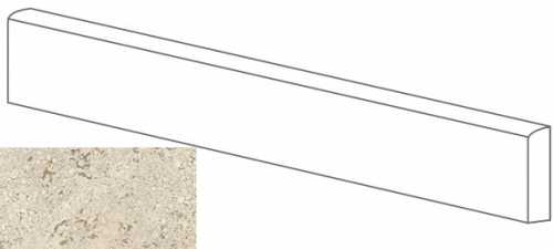 Плинтус Gardenia Orchidea ML76000 BATTISCOPA MOLATO CREMA 8x80