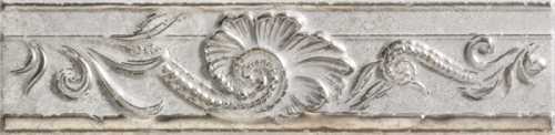 Бордюр Gardenia Orchidea 76132 FASCIA RILIEVO GRIGIO PLATINO 10x40