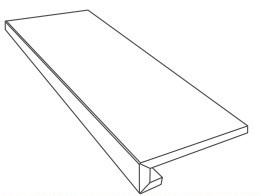 Ступень Gardenia Orchidea 0076081 GRADONE BIANCO 32x80