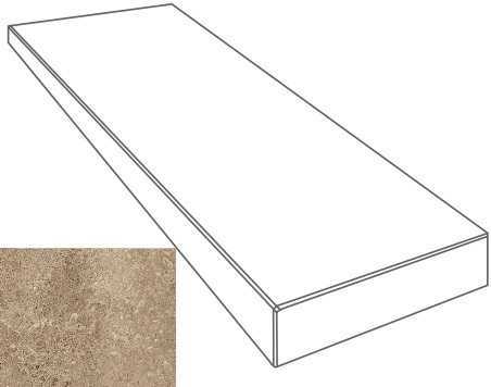 Ступень Gardenia Orchidea 76103 GRADONE ANGOLARE SX NOCE 4x32x80