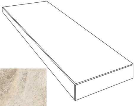 Ступень Gardenia Orchidea 76090 GRADONE ANGOLARE DX CREMA 4x32x80