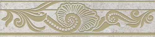 Бордюр Gardenia Orchidea 76031 FASCIA SABBIATA BIANCO 10x40