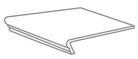 Ступень Casalgrande Padana Gradone Mineral White (press) 30x33
