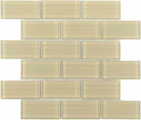 Мозаика Caramelle Mosaic Impressioni Mattoni Crema 50x100 300x300