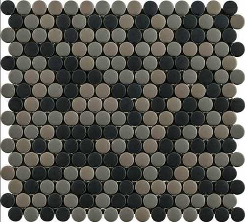 Мозаика L'Antic Colonial L244006761 Glaze Dots Greys/Black Matt 31