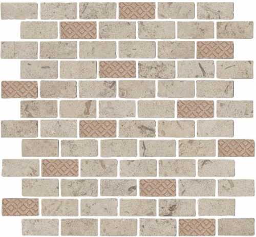 Мозаика Kerama Marazzi MBD015 Про Лаймстоун Антика 3 мозаичный бежевый матовый 32х30