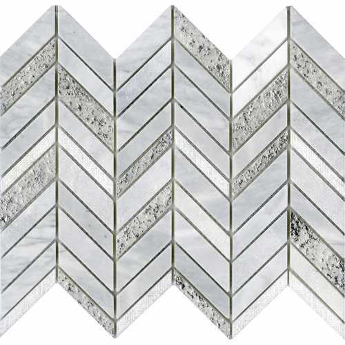 Мозаика L'Antic Colonial L241714811 Constellation Chevron White 25