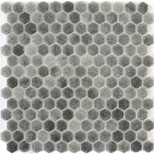Мозаика Natural STP-GR012-HEX S стекло (25) 300х300