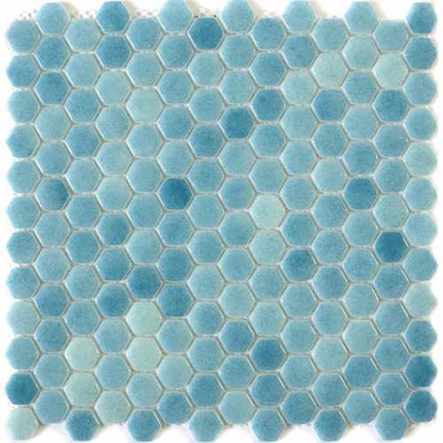 Мозаика Natural STP-BL023-HEX стекло (25) 300х300